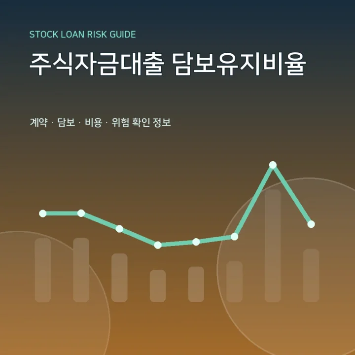 주식자금대출 담보유지비율