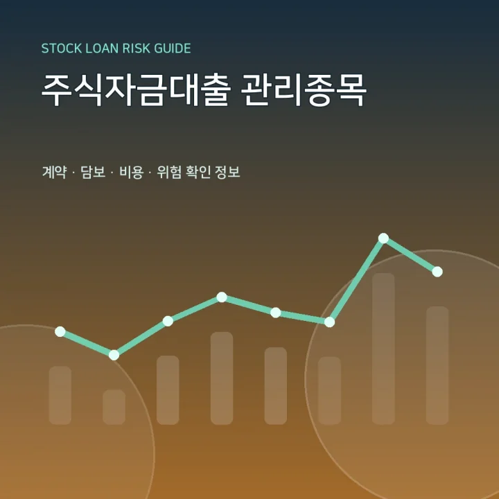 주식자금대출 관리종목