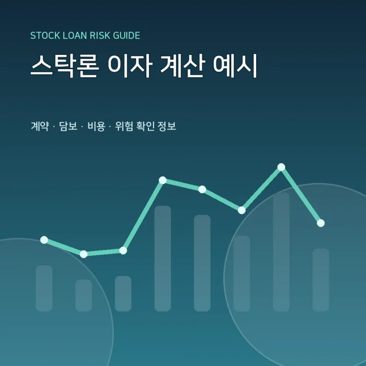 스탁론 이자 계산 예시