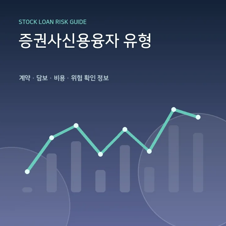 증권사신용융자 유형