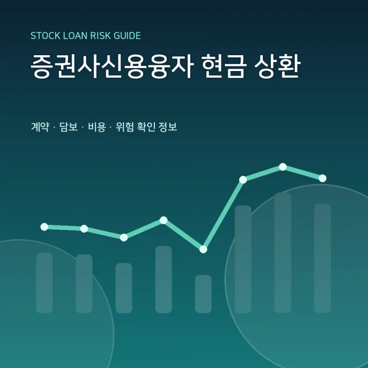 증권사신용융자 현금 상환