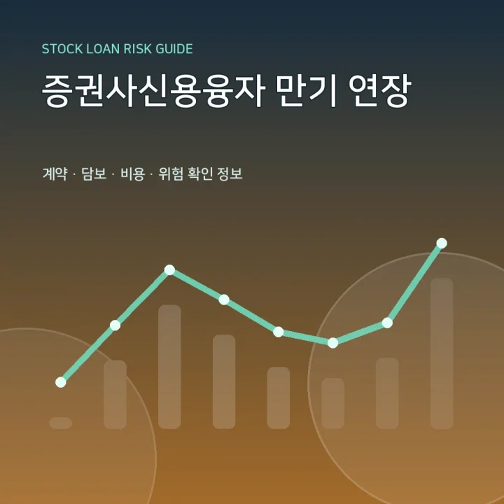 증권사신용융자 만기 연장