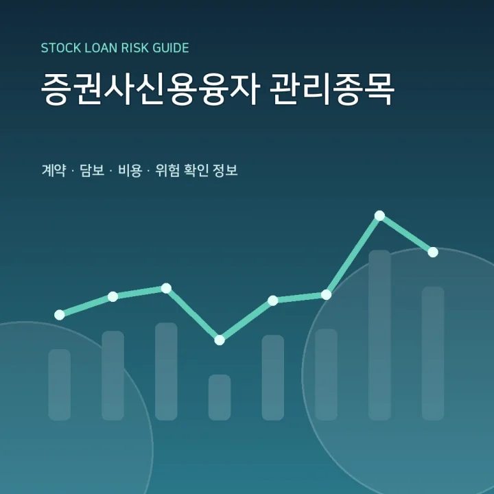 증권사신용융자 관리종목