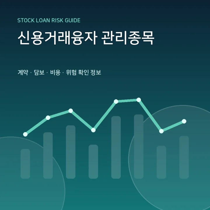 신용거래융자 관리종목
