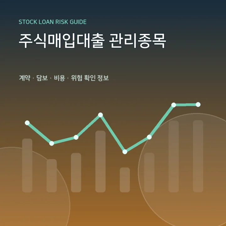 주식매입대출 관리종목